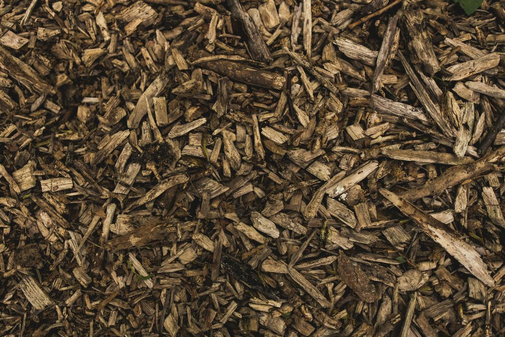 aged wood mulch